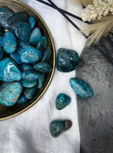 Load image into Gallery viewer, Apatite tumbled crystals
